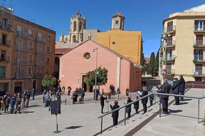 La misa en recuerdo de los agremiats traspasados acabó con un concierto de la coral La Àncora.