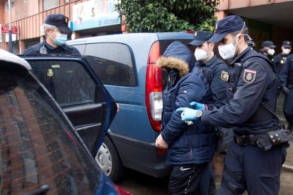 Imatge d'arxiu d'una detenció realitzada per la Policia Nacional.