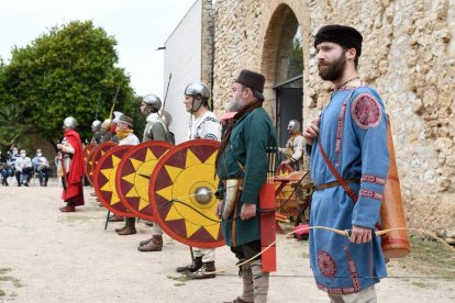 Imatge d'una de les activitats de recreació d'aquest cap de setmana a Centcelles, a Constantí.