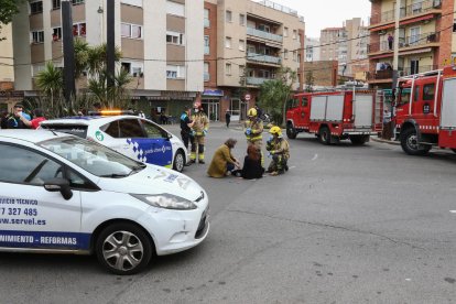 Imatge de la dona que ha protagonitzat la baralla.