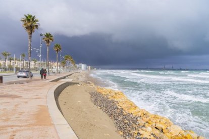 Imatge de l'estat de la platja.