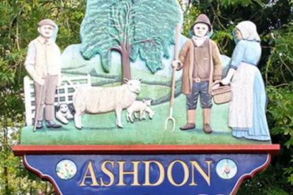 La entrada de Ashdon.