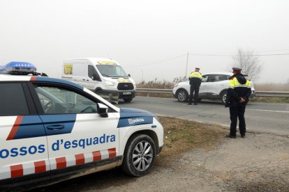 Un control de mobilitat dels Mossos