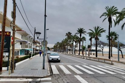 Imatge de l'avinguda Diputació a Cambrils.