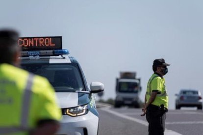 Un control de la Guàrdia Civil.