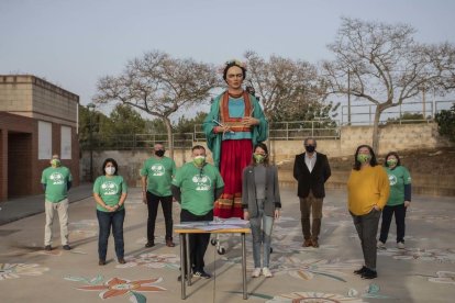 El conveni s'ha signat al Centre Cívic de Sant Pere i Sant Pau