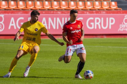 Pol Ballesteros, en el Nou Estadi.