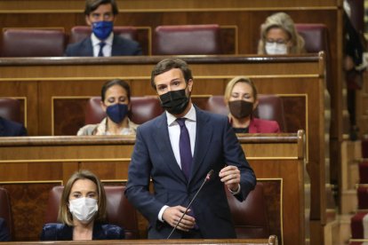 El líder del PP, Pablo Casado.