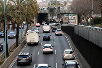 Imatge d'arxiu d'una de les rondes de la ciutat de Barcelona.