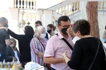 Després de la roda de premsa de les víctimes del 17A que s'han reunit a Torre Jussana de Barcelona per decidir com actuen després de la sentència