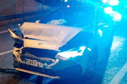 Imagen del vehículo del conductor accidentado.