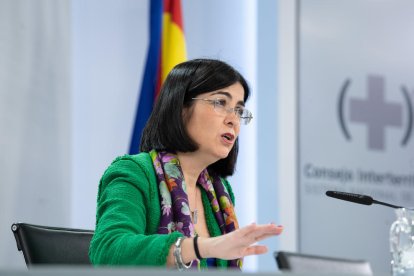 La ministra de Sanitat, Carolina Darias.