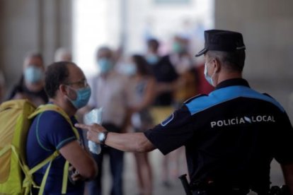 Imatge d'un Policia Local de A Coruña.