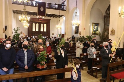 Un instante de la bendición al templo de la Real Congregación de la Purísima Sangre de Reus.