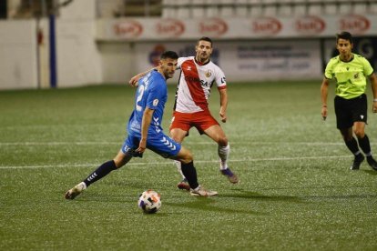 Carlos Albarrán, durant una acció de l'enfrontament.