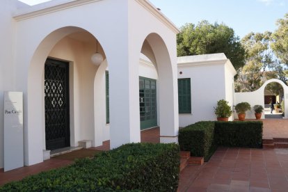 Entrada en el Museo Pau Casals del Vendrell.