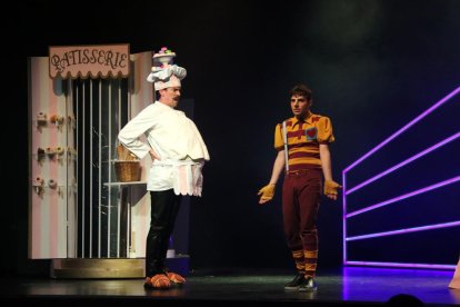 Una escena del musical 'Pinocho' en la sala Barts.