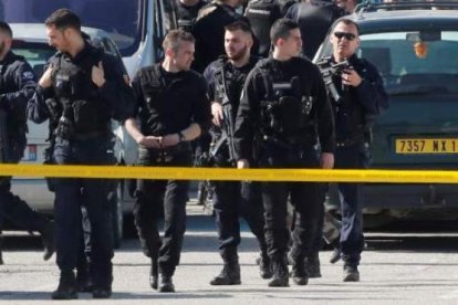 Efectivos de la Gendarmería Nacional francesa, en una foto de archivo.