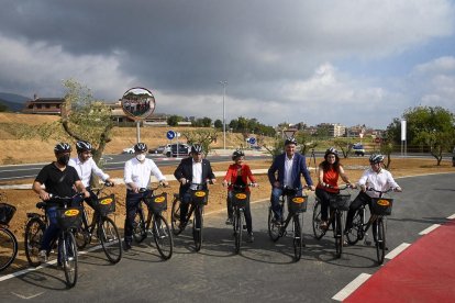 La Diputació de Tarragona inaugura la carretera T-3231 entre Almoster i la Selva del Camp