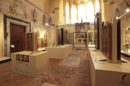 La capella del Corpus Christi al fons, a la Sala II del Museu diocesà.