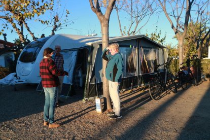 Plano general del Camping La Llosa de Cambrils, antes del puente de la Purísima.