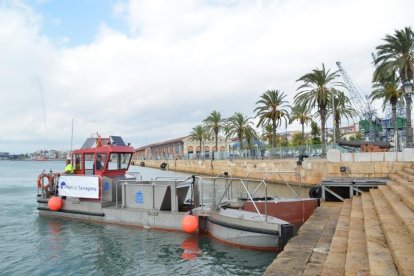 L'embarcació 'Pelícano' del Port de Tarragona.