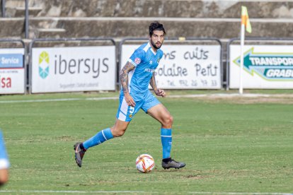 Trilles en el partit amistós jugat a Olot aquesta pretemporada.