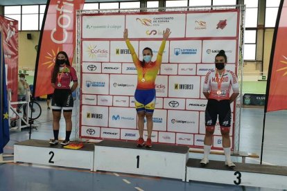 Casas se ha proclamado campeona de España en tres pruebas.