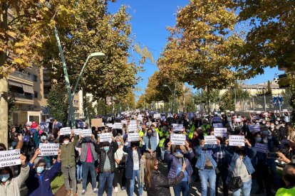 Vecinos de los barrios de Tarragona se manifiestan para reclamar más seguridad en la ciudad