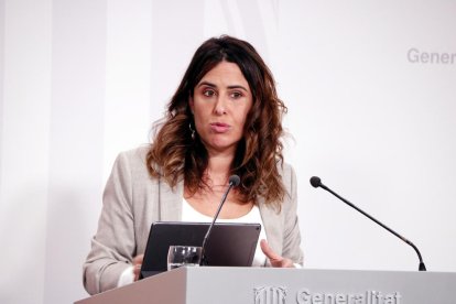 La portavoz del Govern, Patrícia Plaja.