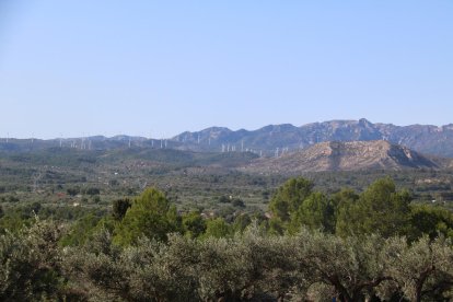 Zona donde se plantea el proyecto eólico de Ametlló.