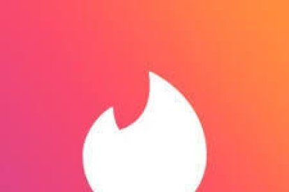 El logotipo de Tinder.