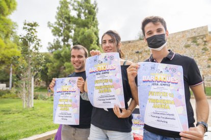 Miembros de la coordinadora de Barraques de Tarragona.