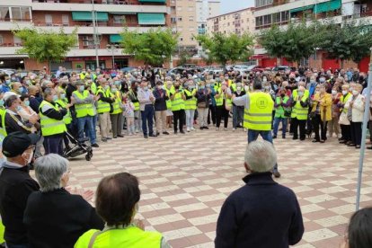 Un moment de la manifestació.