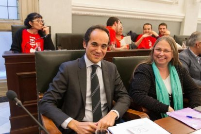 Francesc Vallès en su etapa como concejal por el PSC en Reus