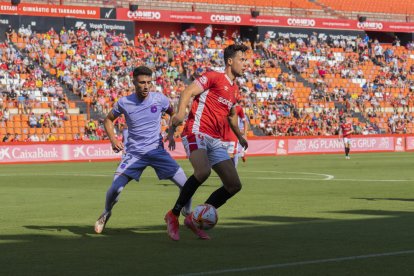 Pedro Martín, durant el Nàstic-Barcelona B.