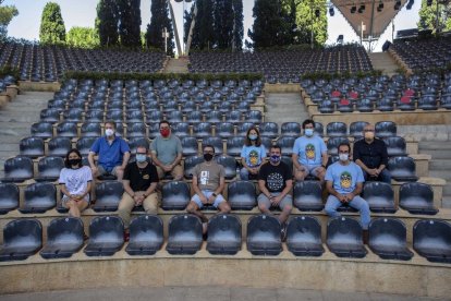 Imatge de les entitats que participen a les Festes de Sant Magí.