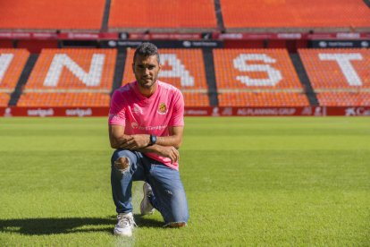 Pedro del Campo llegó a Tarragona para convertirse en el cerebro del Nàstic y, de momento, está siendo titular indiscutible en los esquemas de Raúl Agné.