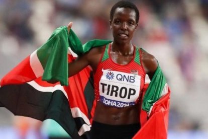 L'atleta Agnes Jebet Tirop