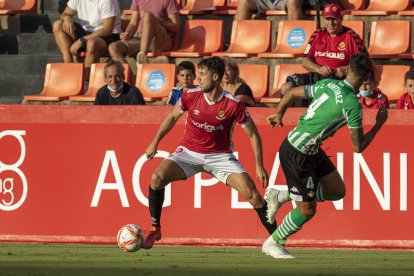 Pedro Martín, durant el Nàstic-Betis Deportivo.