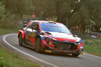 Neuville a bordo del Hyundai i20 Coupe WRC