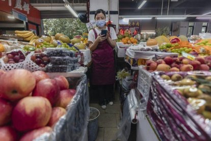 Imatge d'arxiu d'una tenda d'aliments.