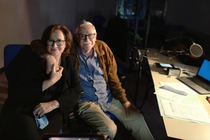 Elisenda Roca y Juanjo Cardenal juntos preparando la transición.