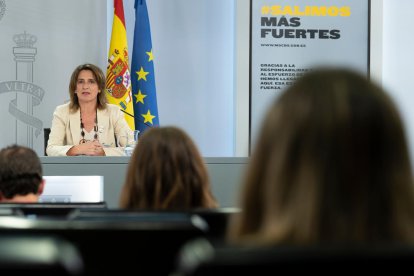 La ministra de Transición Ecológica Teresa Ribera.