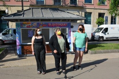 Imatge de la presentació del Quiosquet a la Rambla Nova