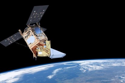 Imatge d'arxiu de la missió Sentinel-5P de l'ESA encarregada de l'observació de l'ozó.