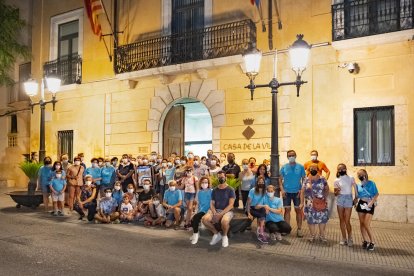 Imatge dels participants a la caminada.