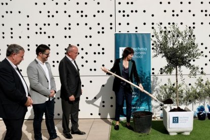 Imatge d'un moment de la presentació de l'Escola de Negocis a Reus.