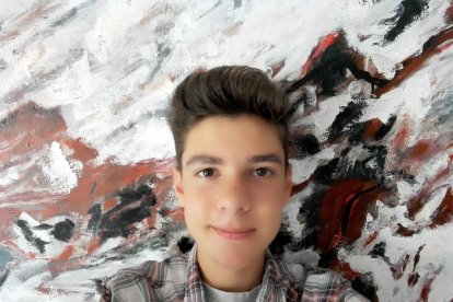 Hodei Garraza, estudiant de l'Institut de l'Arboç, ha quedat finalista del concurs del Saló del Còmic