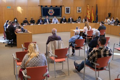 El pleno, ayer, con el nuevo alcalde, Oliver Klein, presidiendo la sala.